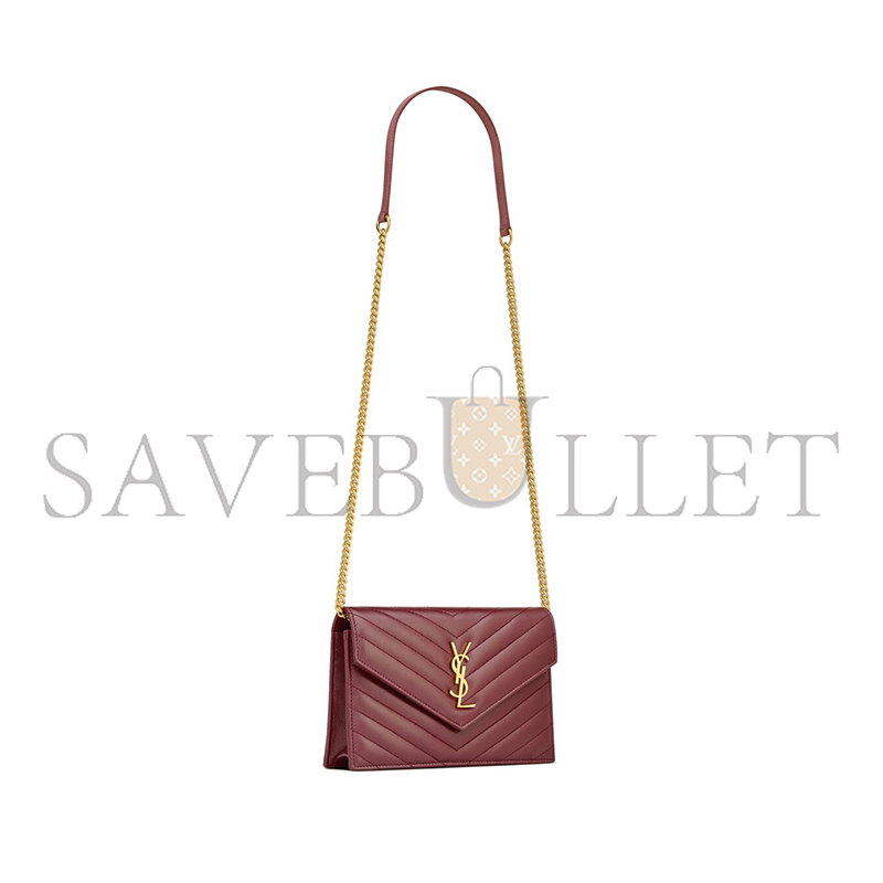 Y*L cassandre envelope chain wallet in lambskin 742920aaa446592 (19*12.5*3.5cm)