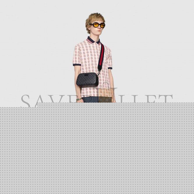 G*u*i gg black shoulder bag 574886 (24*15*8cm)