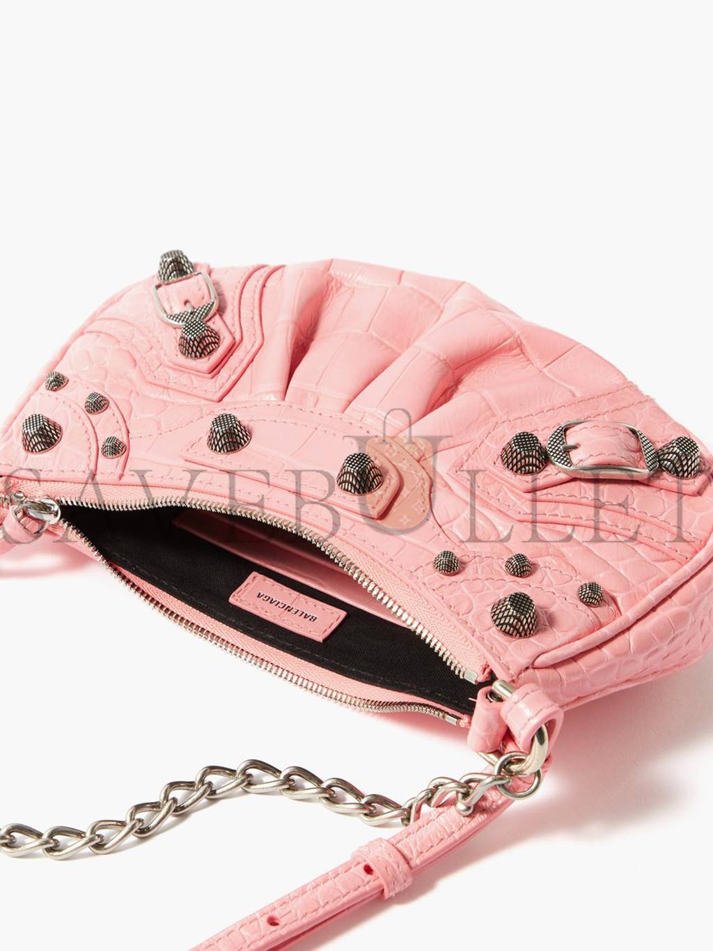Ba*len*cia*ga pink le cagole mini croc-effect leather shoulder bag matchesfashion us (20*10*3.5cm)
