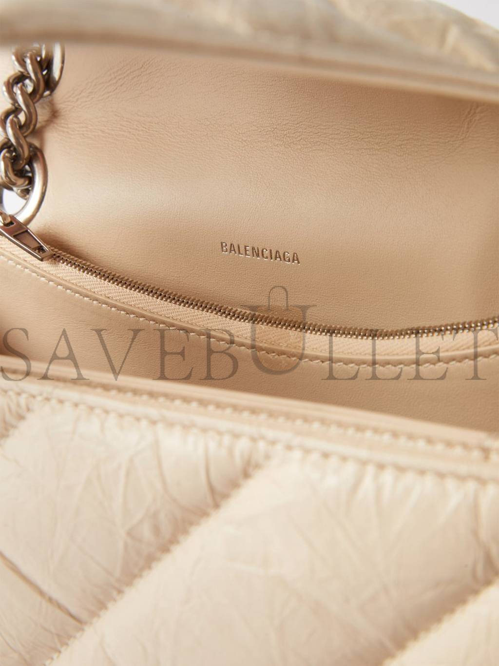 Ba*len*cia*ga neutral crush m quilted crinkled-leather shoulder bag matchesfashion us (25.5*15*6.4cm)