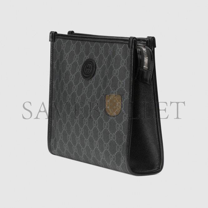 G*u*i beauty case with interlocking g 672956 (26*20*6cm)