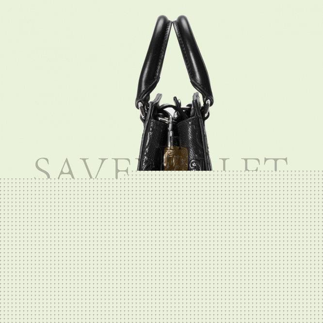 G*u*i gg embossed mini tote bag 696010 (20*16*7cm)