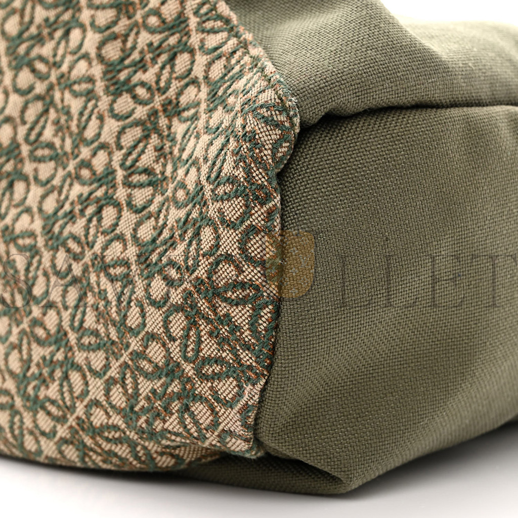l*ew* jacquard anagram calfskin anton sling avocado green (34*20*10cm)
