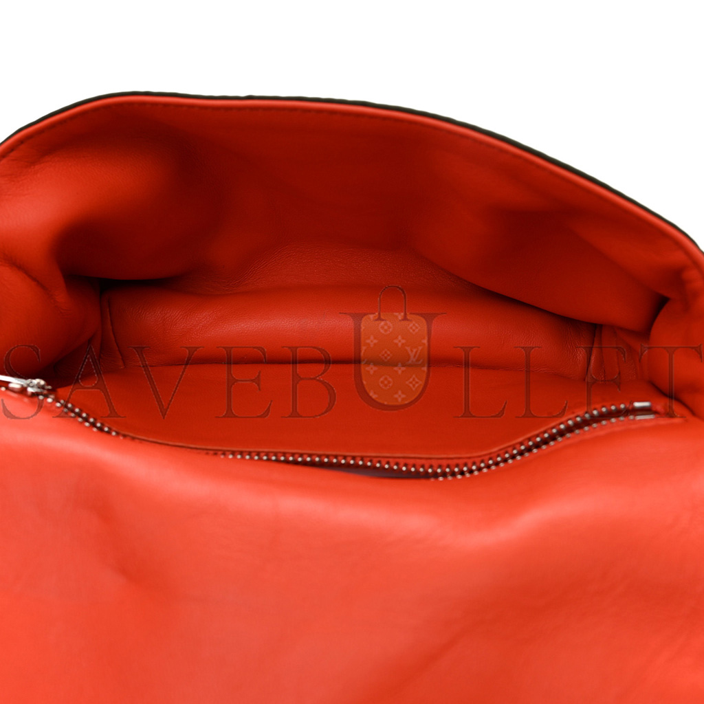 l*ew* nylon mini goya puffer bag vintage khaki (19*13*6cm)