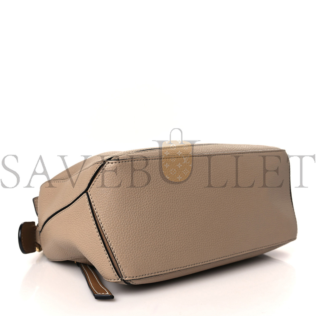 l*ew* grained calfskin small puzzle bag sand mink (24*16.5*10.5cm)