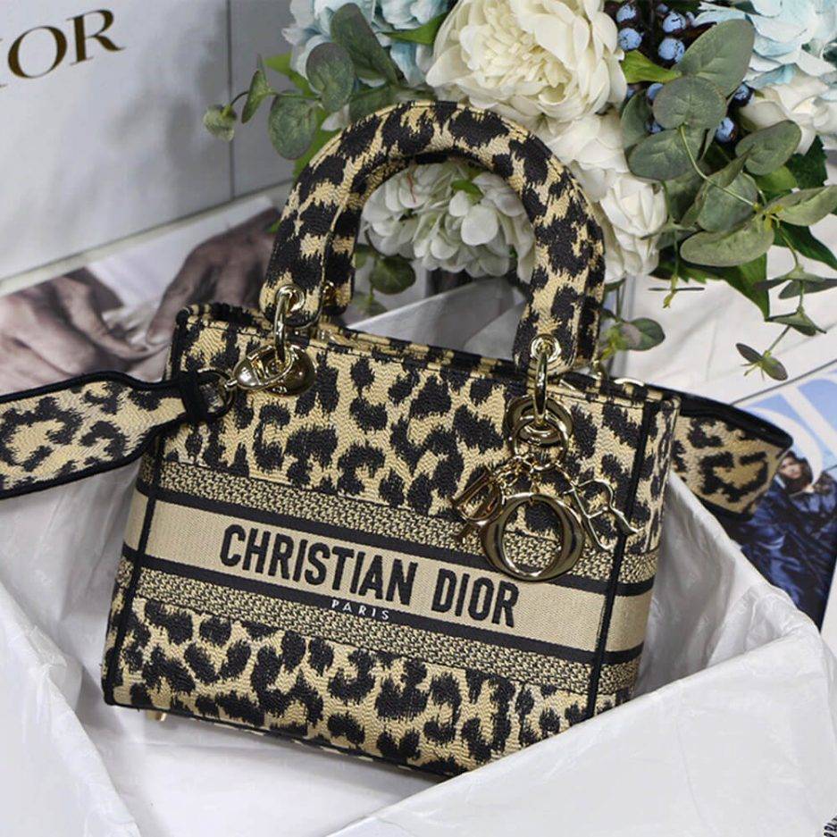 D*or medium lady d-lite bag m0565orhm_m918 (24cm*20cm*11cm)
