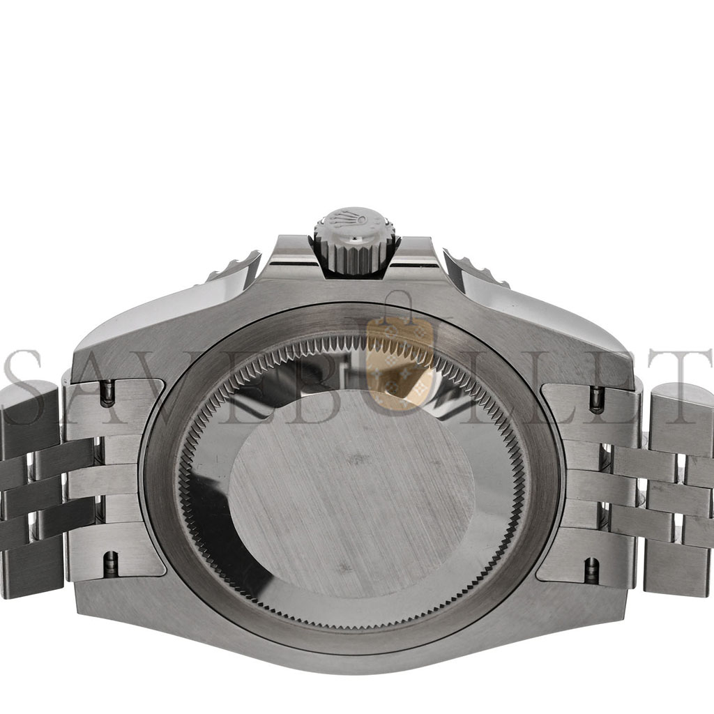 R*l*x stainless steel 40mm oyster perpetual date gmt master Ⅱ "batgirl" watch 126710blnr