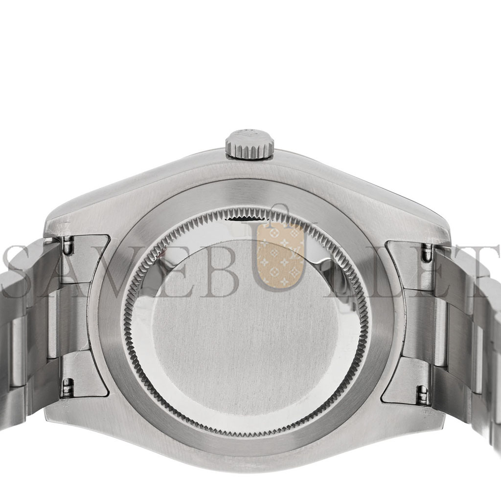 R*l*x stainless steel 18k white gold diamond 41mm oyster perpetual datejust watch silver 116334