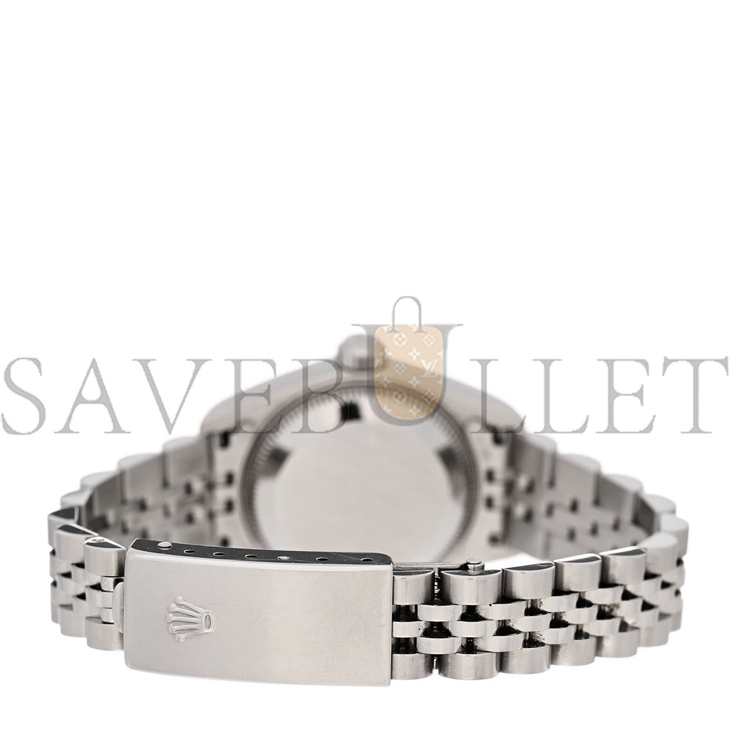 R*l*x stainless steel 18k white gold diamond mother of pearl 26mm oyster perpetual datejust watch 79174