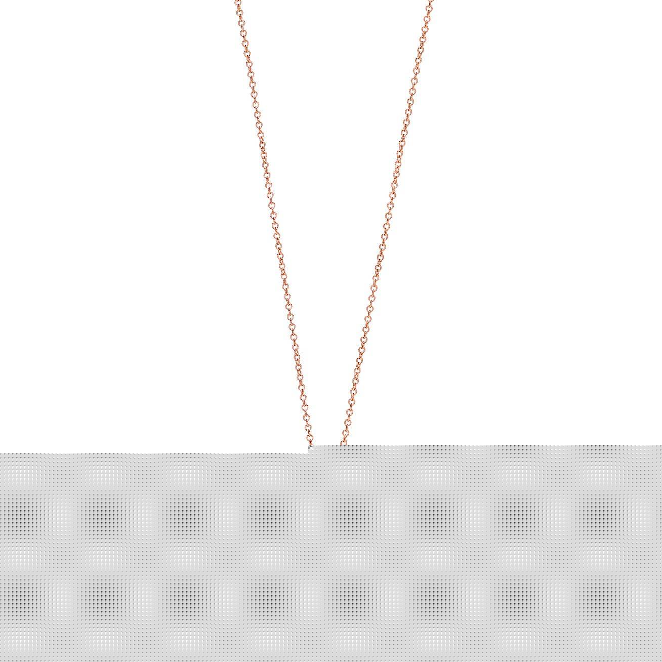 T*f*ny palomas graffiti small hashtag pendant in 18k rose gold, 16