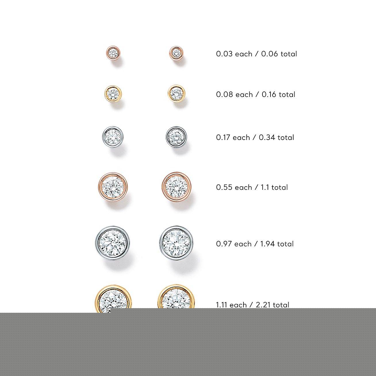 T*f*ny elsa peretti® diamonds by the yard® earrings 60017592