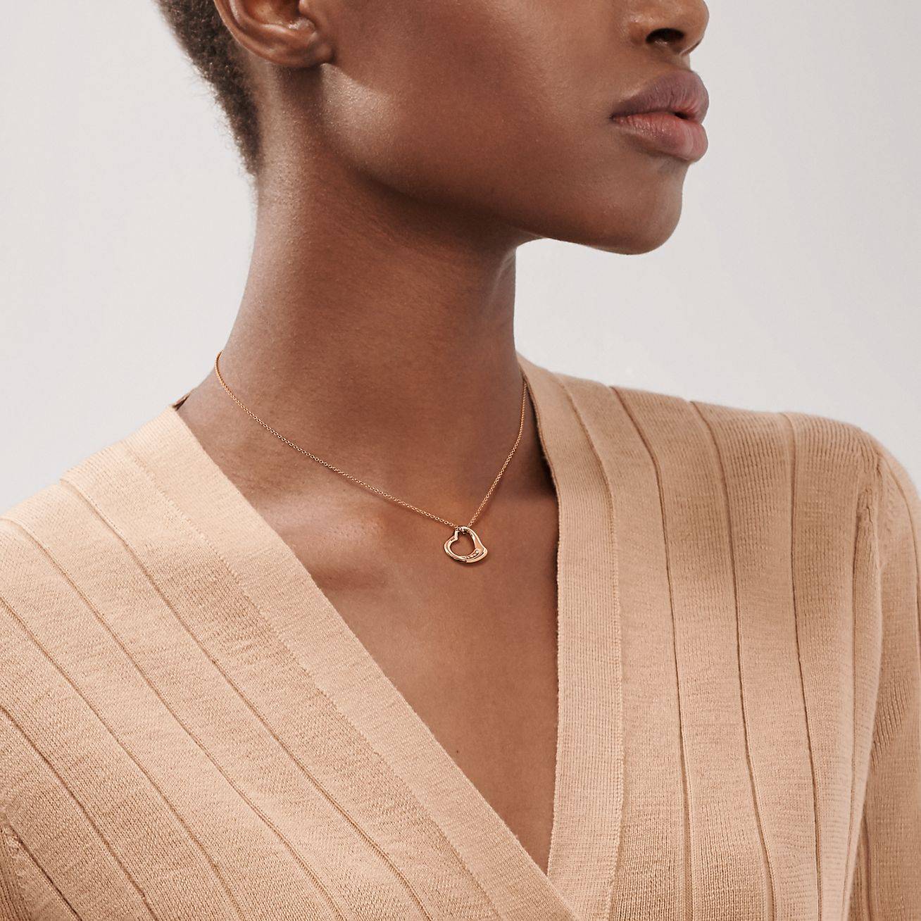 T*f*ny elsa peretti® open heart pendant