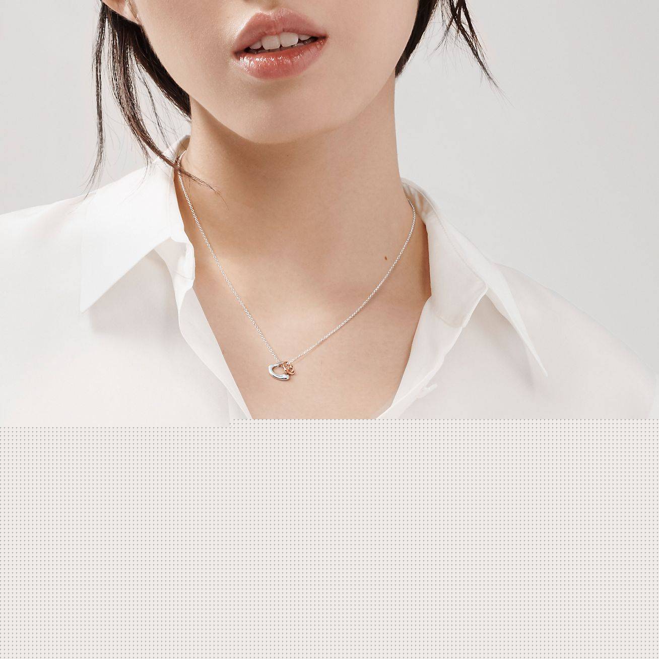 T*f*ny elsa peretti® open heart pendant