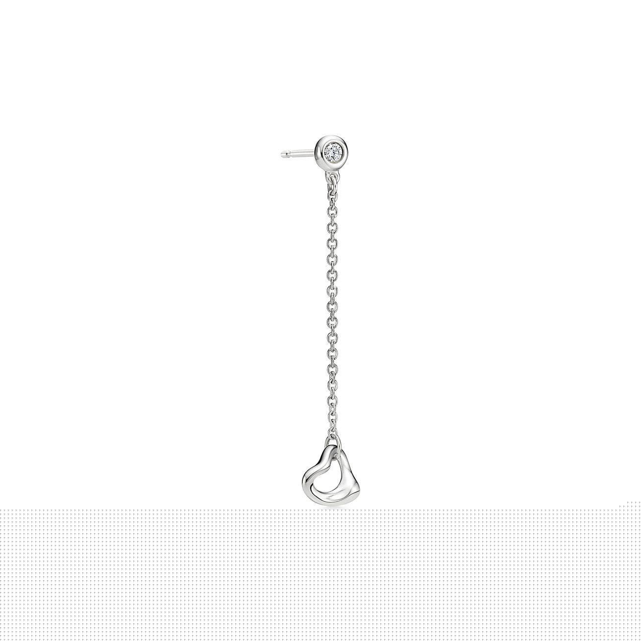T*f*ny elsa peretti® diamonds by the yard® open heart earrings