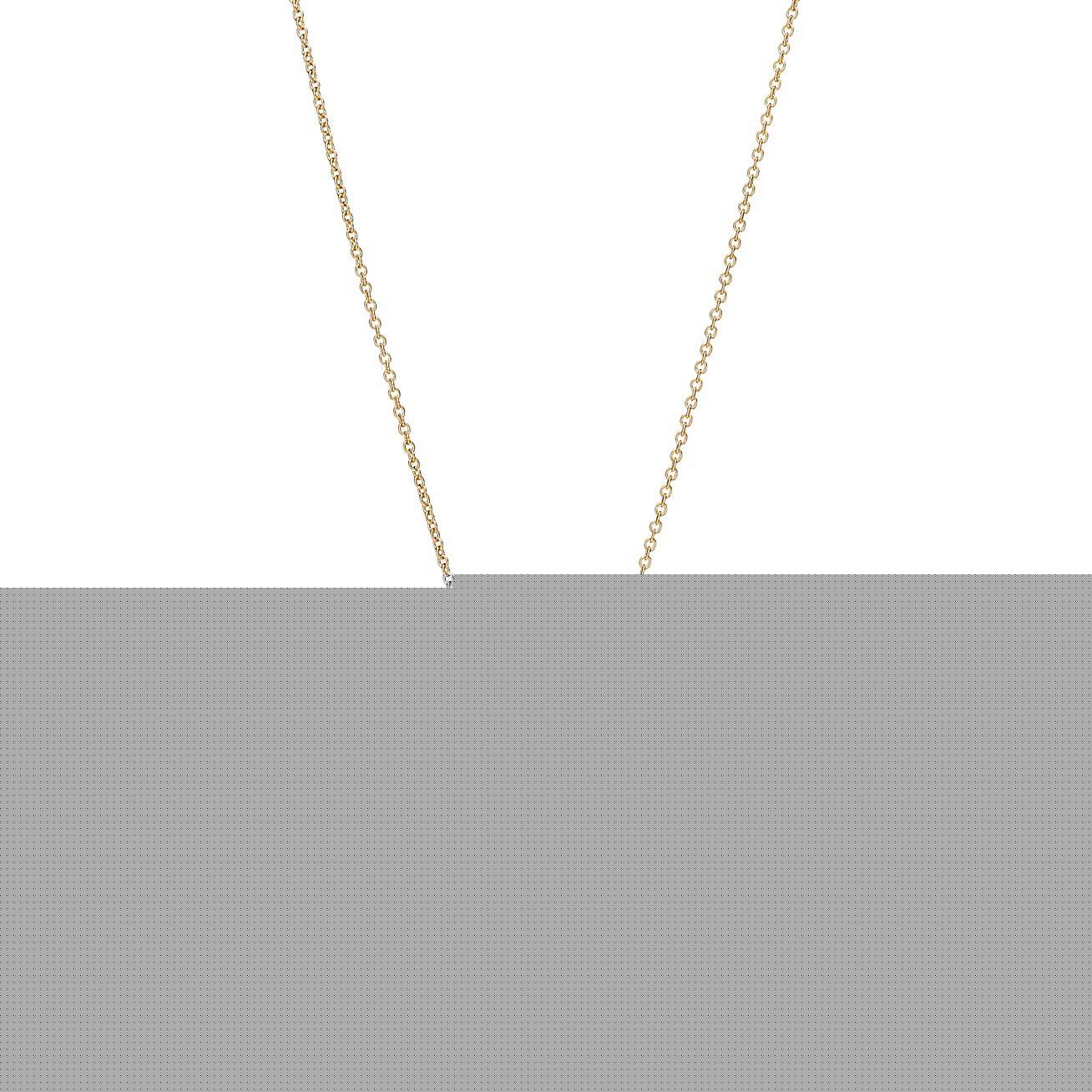 T*f*ny elsa peretti® open heart pendant in yellow gold, 11 mm
