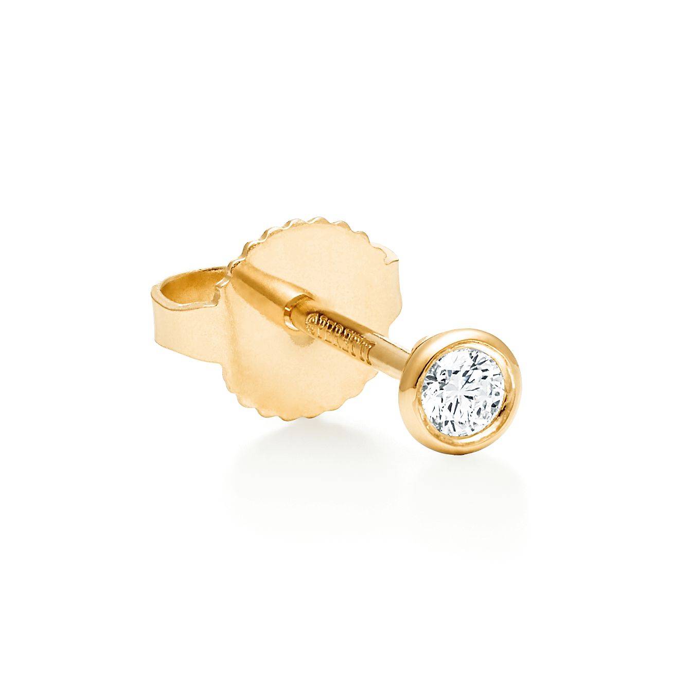 T*f*ny elsa peretti® diamonds by the yard® earrings in yellow gold 60017484
