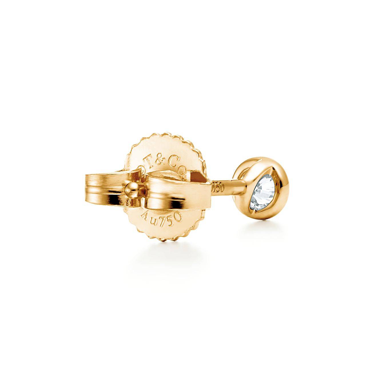 T*f*ny elsa peretti® diamonds by the yard® earrings in yellow gold 60017484