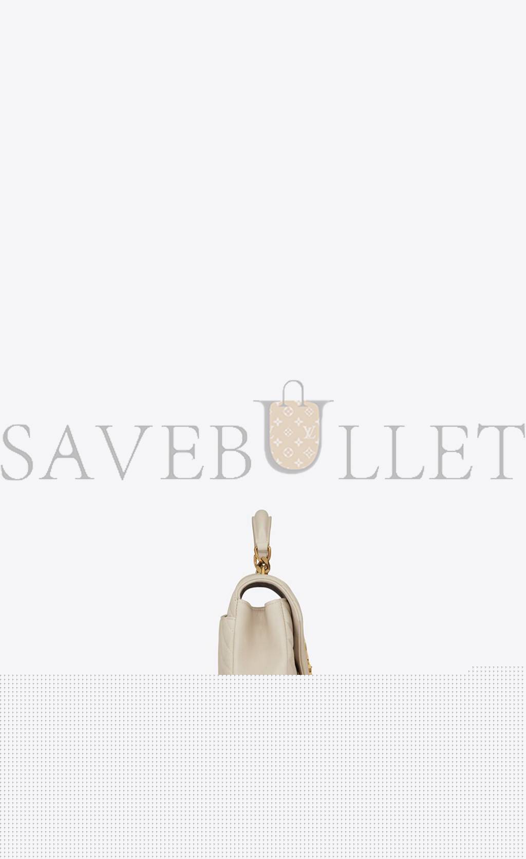 Y*L college medium chain bag in quilted leather 600279brm079207 (24*17*6.5cm)