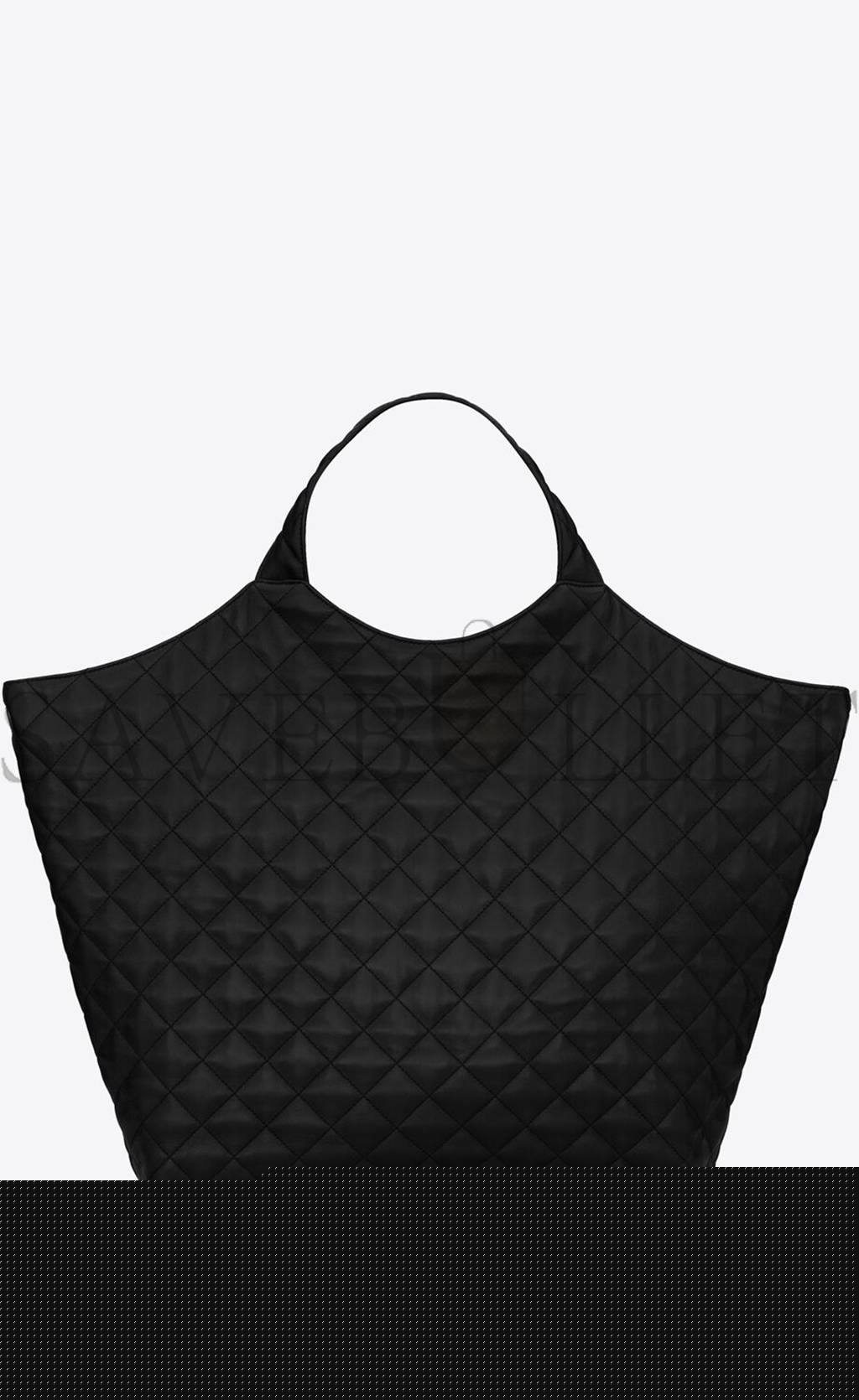 Y*L icare maxi shopping bag in quilted lambskin 698651aaang1000 (43*39*8cm)