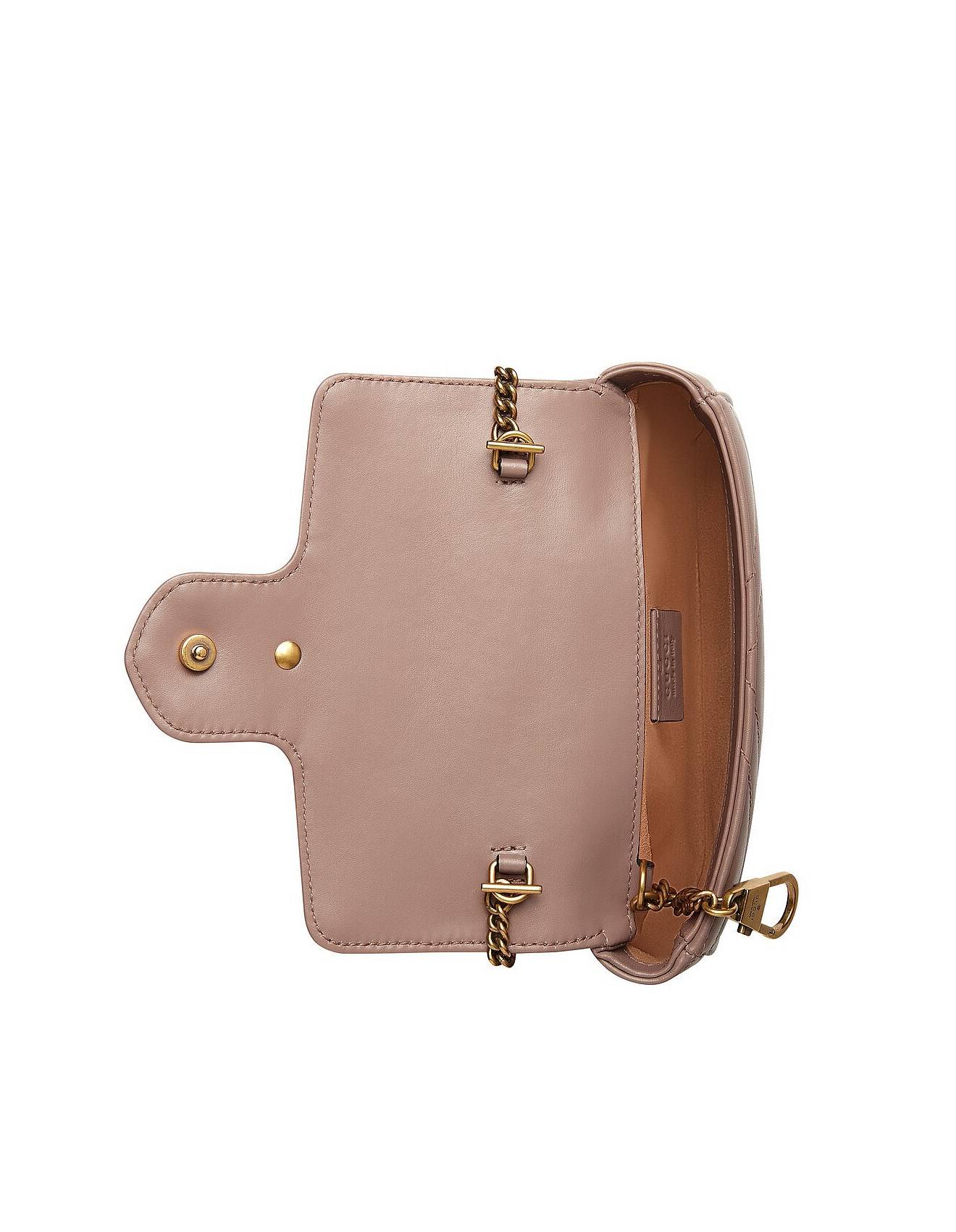 g*u*i gg marmont matelassÉ leather S*per mini bag 476433(16.5*10*4.5cm)