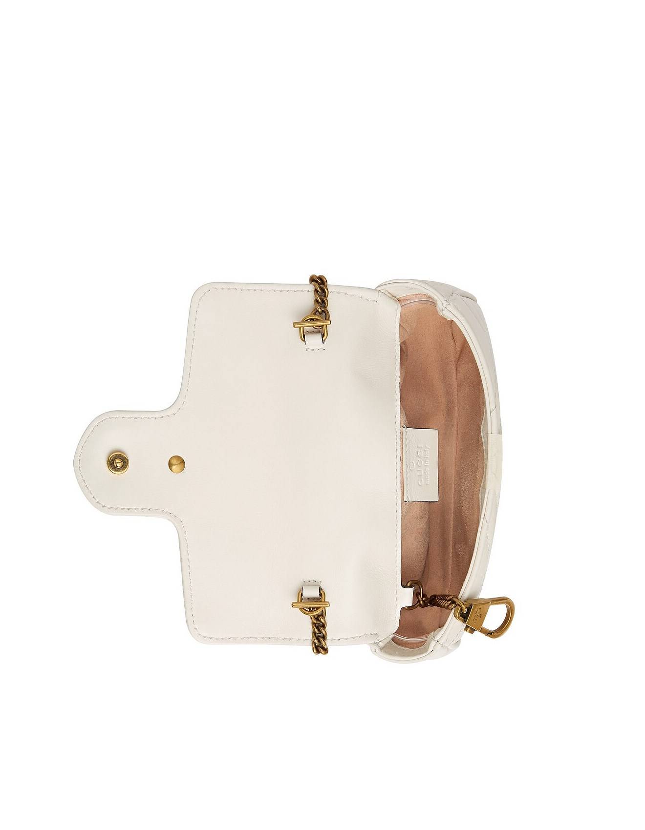 g*u*i gg marmont matelassÉ leather S*per mini bag 476433 (16.5*10*4.5cm)