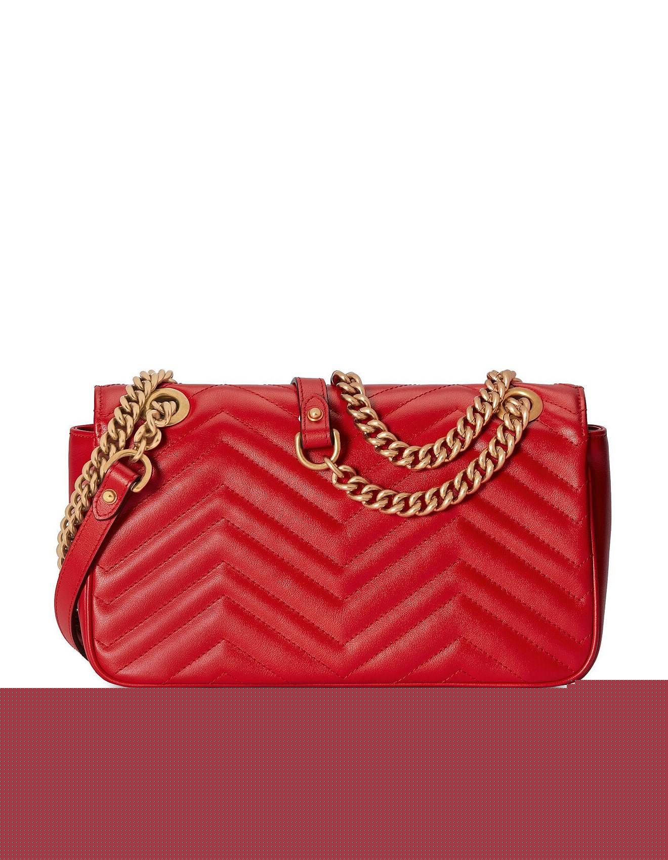 G*u*i gg marmont small shoulder bag 443497 (26*15*7cm)